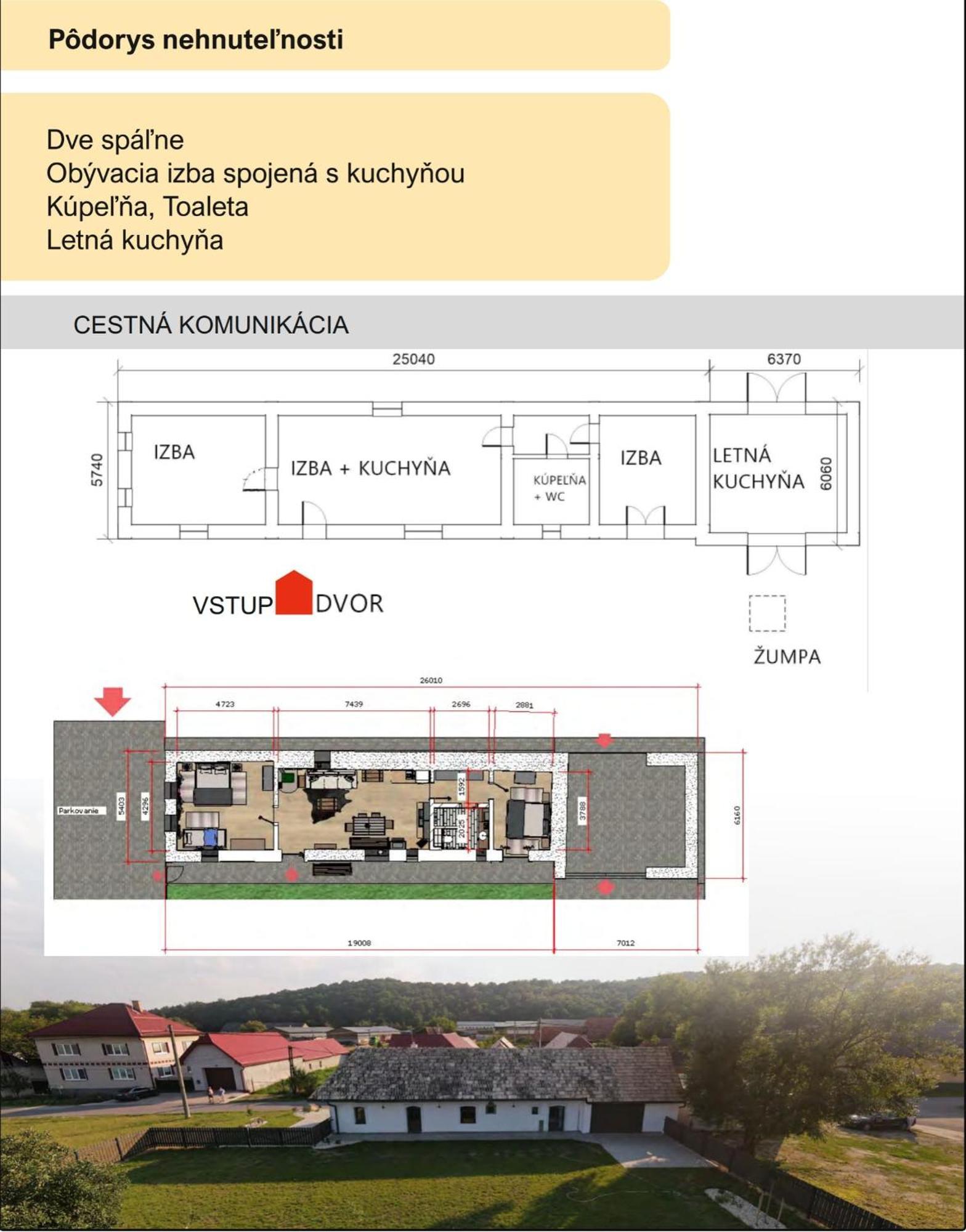 Biely Domcek So Zahradou V Malej Obci Holiday home